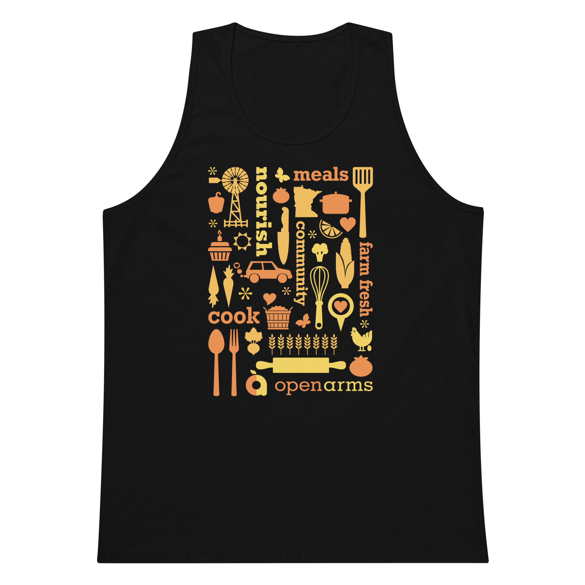 Icon Collage Unisex Tank - Image 3