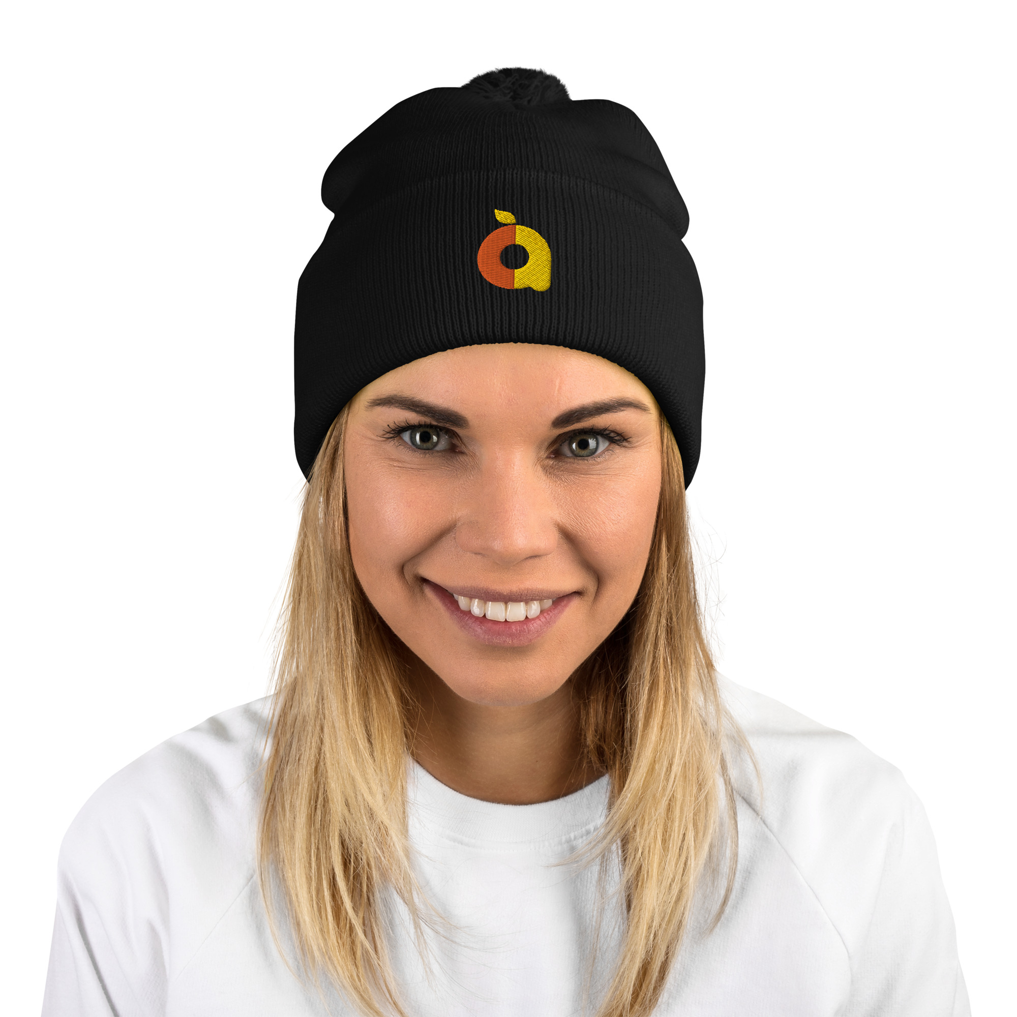 Open Arms Color Logo Pom-Pom Beanie - Image 2