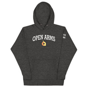 Open Arms Apple Collegiate Unisex Hoodie