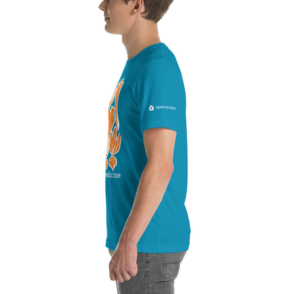 Open Arms Veggies Unisex t-shirt (Dark) - Image 18