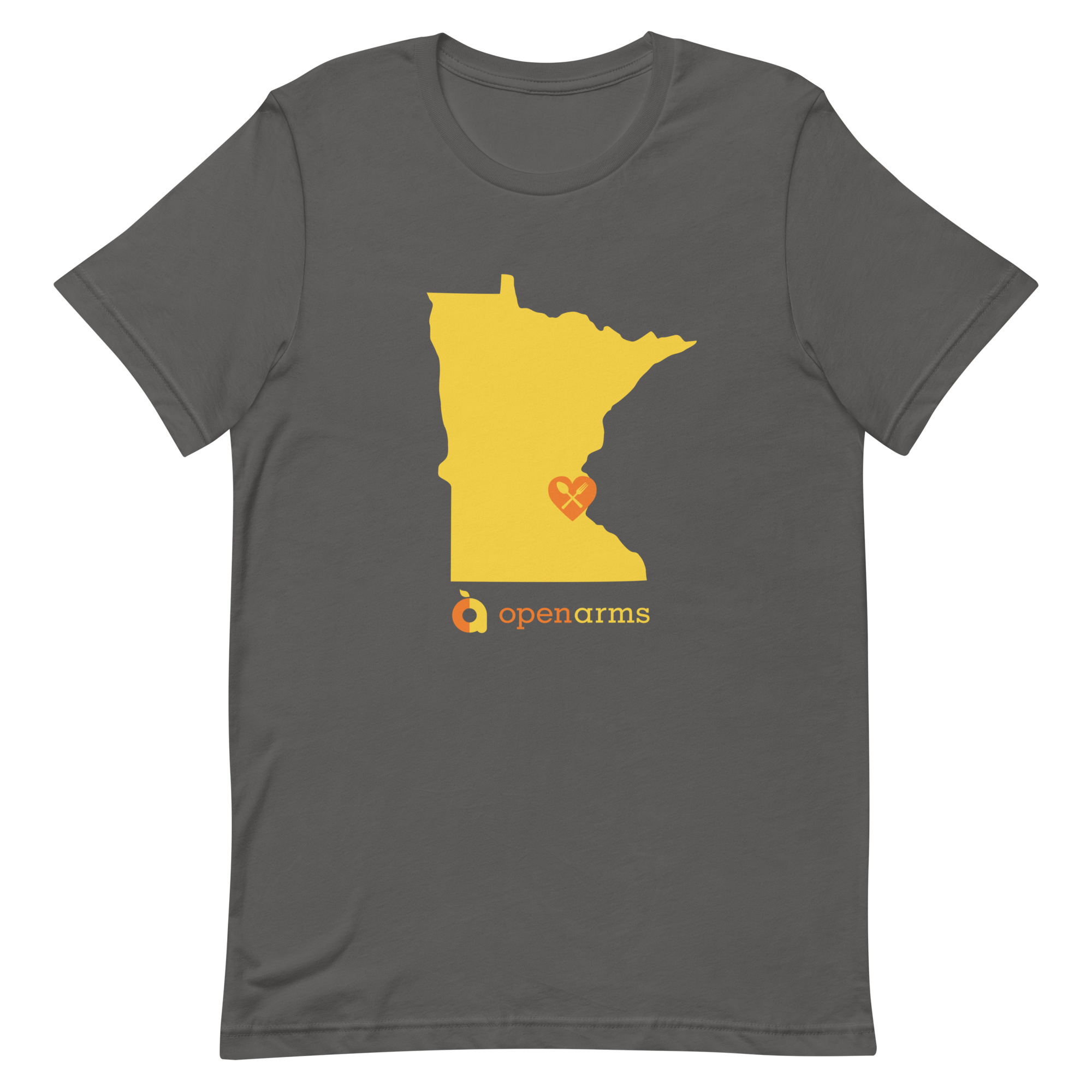 State of Minnesota Open Arms Unisex T-Shirt (Dark)