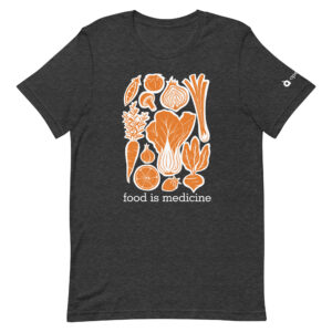 Open Arms Veggies Unisex t-shirt (Dark)