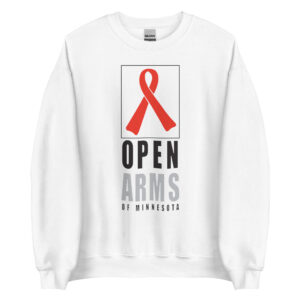 Retro Logo Unisex Sweatshirt (White)