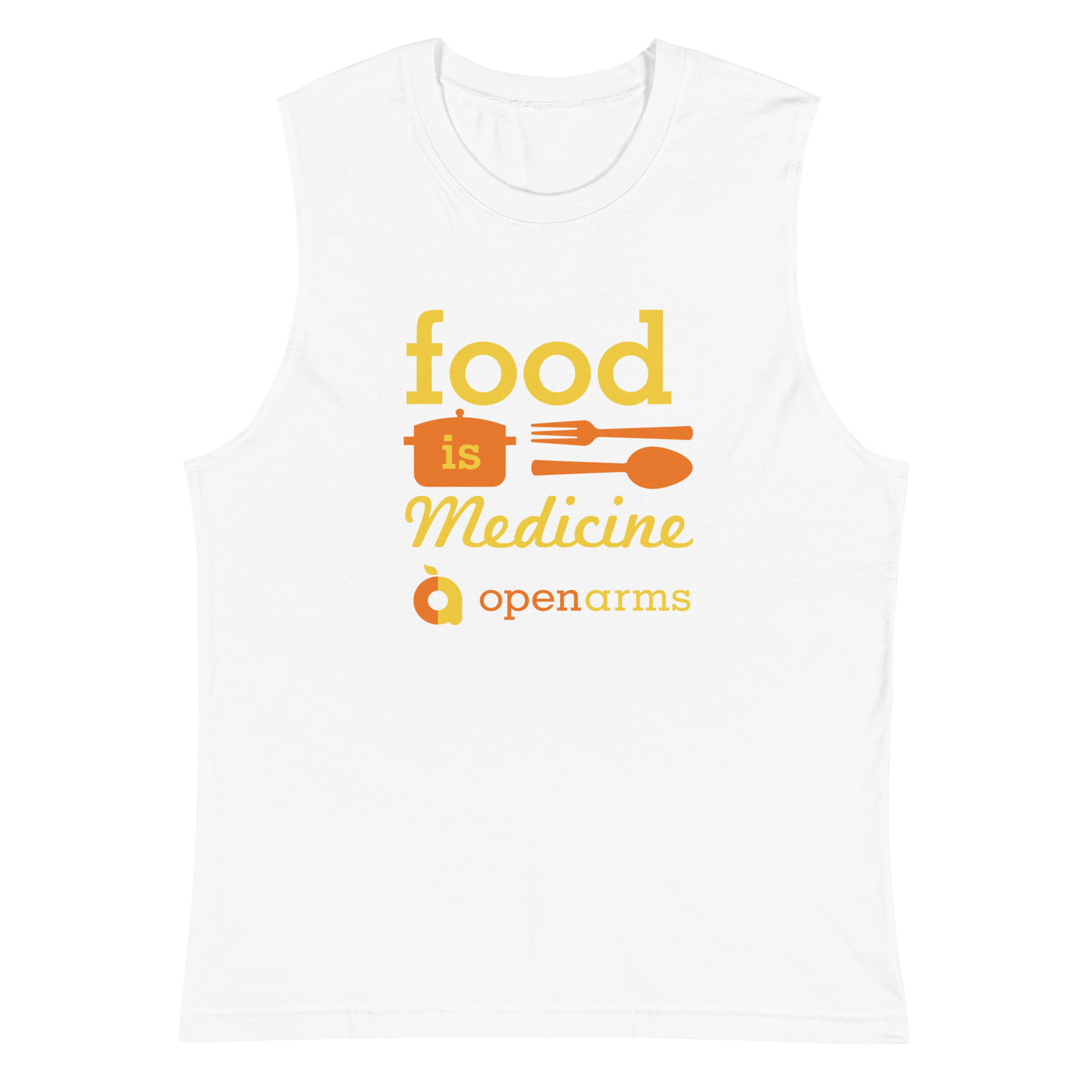 Food Is Medicine Unisex Muscle Tank - Image 3