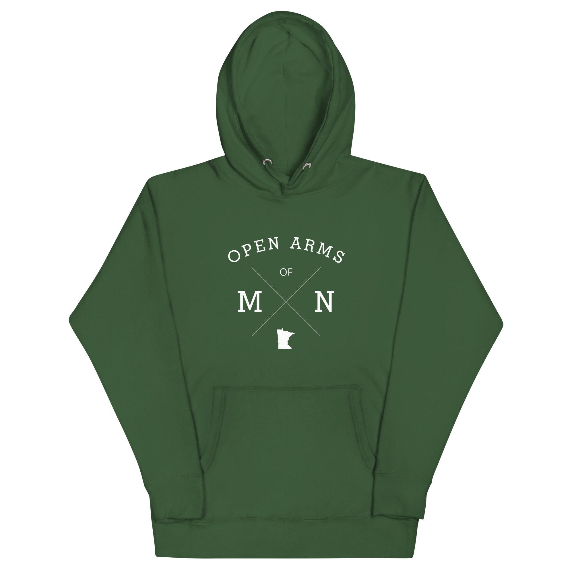 Open Arms of MN State (Dark) Unisex Hoodie - Image 8
