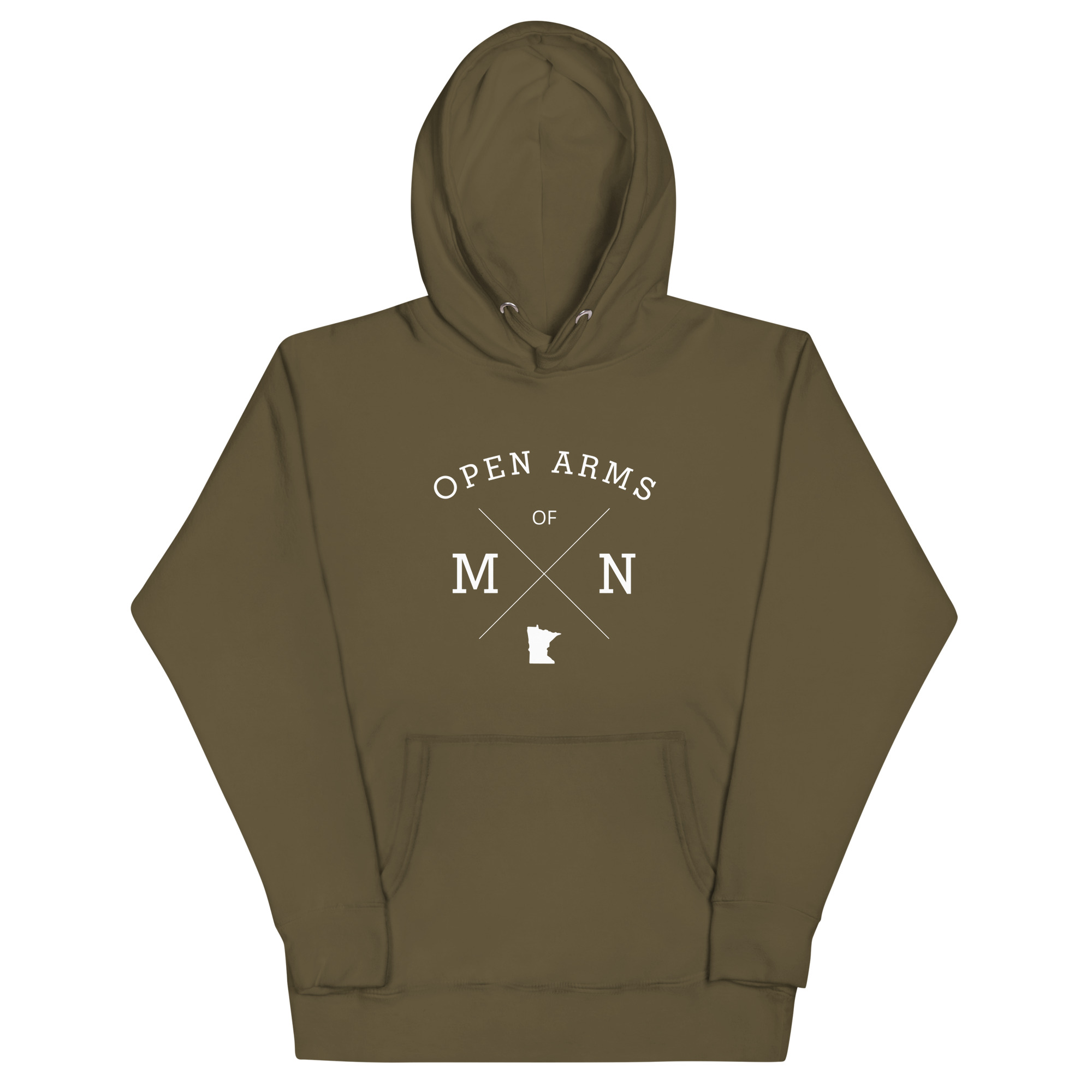 Open Arms of MN State (Dark) Unisex Hoodie - Image 9