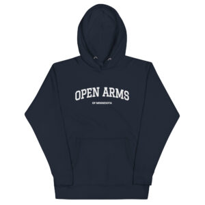 Open Arms Collegiate Unisex Hoodie