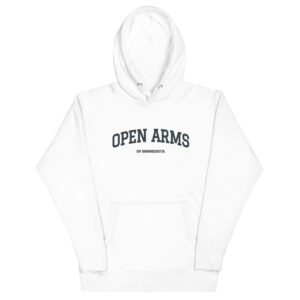 Open Arms Collegiate Unisex Hoodie (Light)