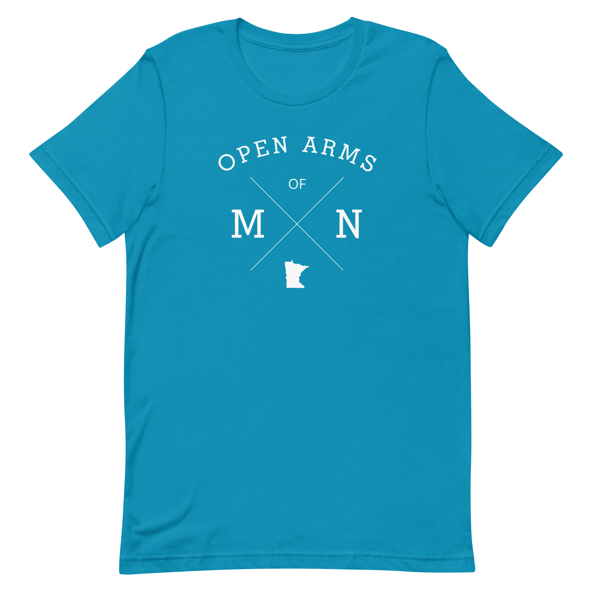 Open Arms of MN State (Dark) Unisex T-Shirt - Image 13