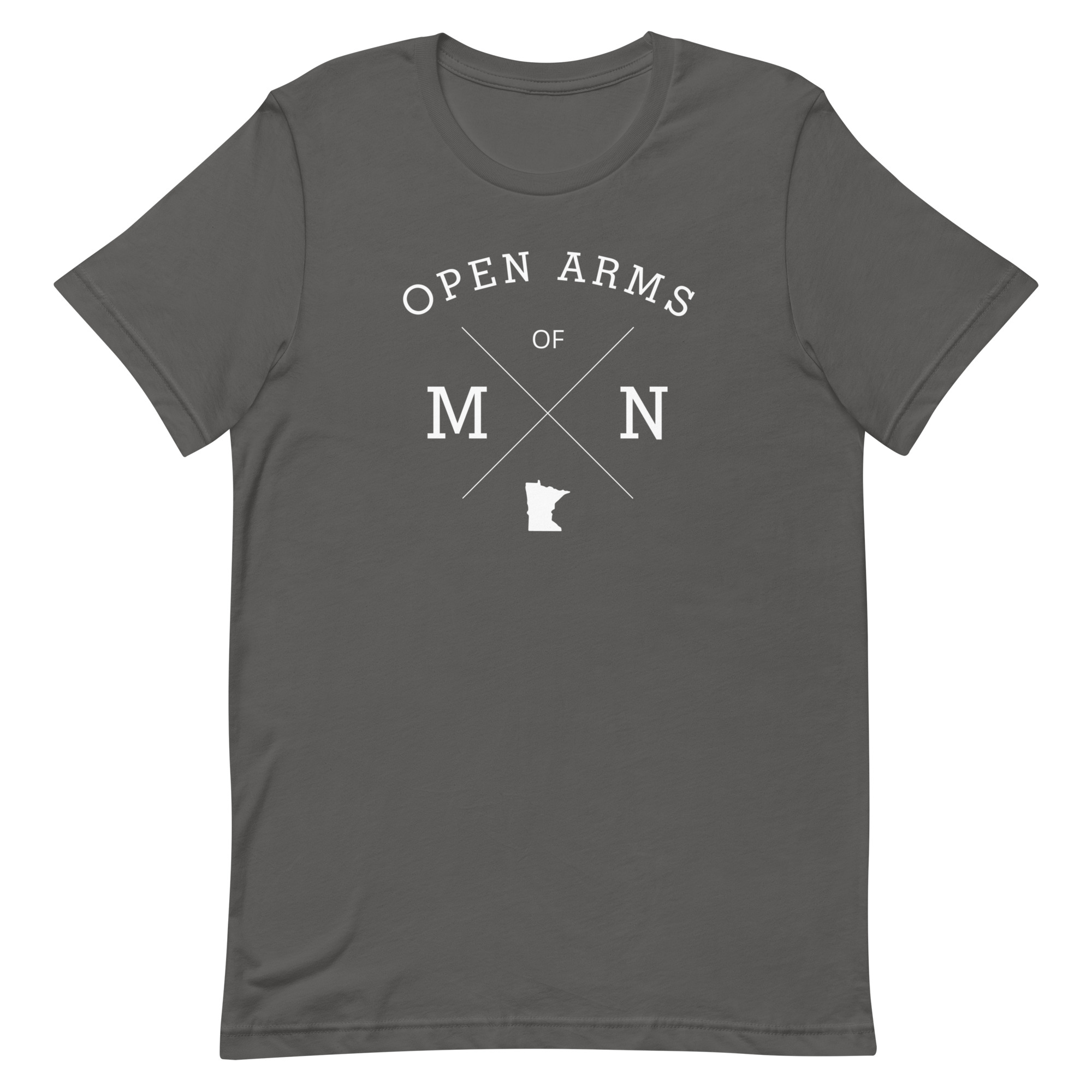 Open Arms of MN State (Dark) Unisex T-Shirt - Image 9