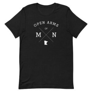 Open Arms of MN State (Dark) Unisex T-Shirt