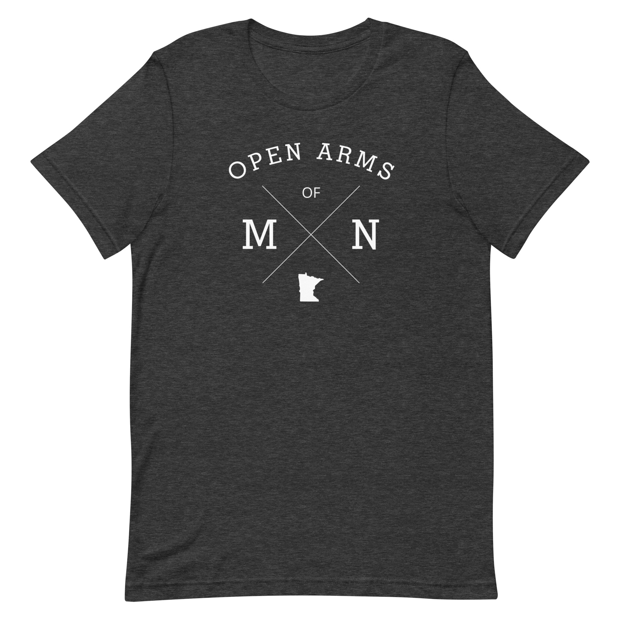 Open Arms of MN State (Dark) Unisex T-Shirt - Image 8