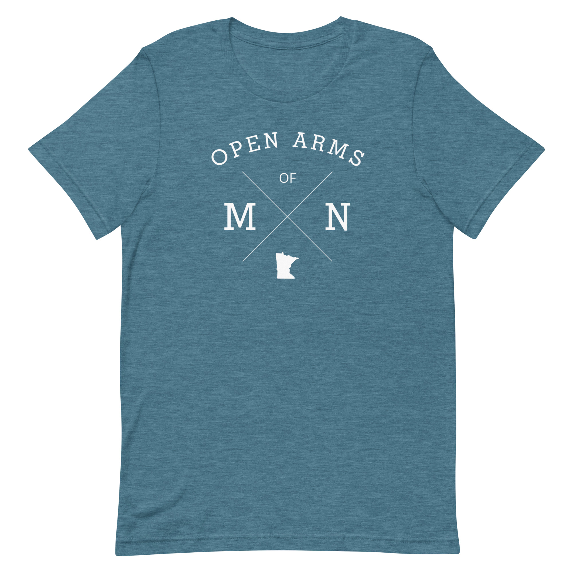 Open Arms of MN State (Dark) Unisex T-Shirt - Image 12