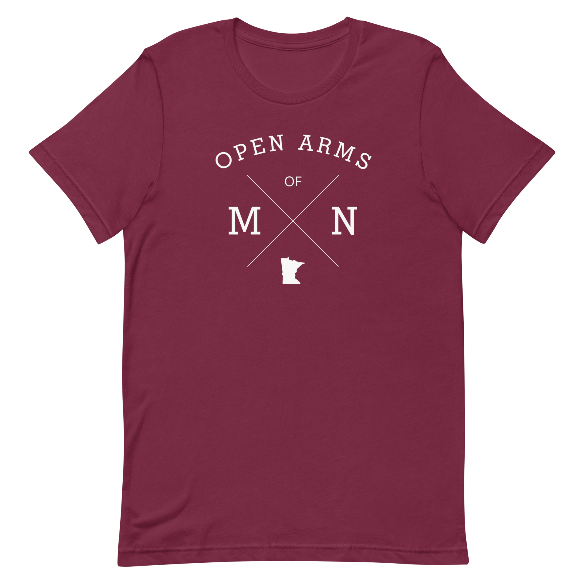 Open Arms of MN State (Dark) Unisex T-Shirt - Image 6