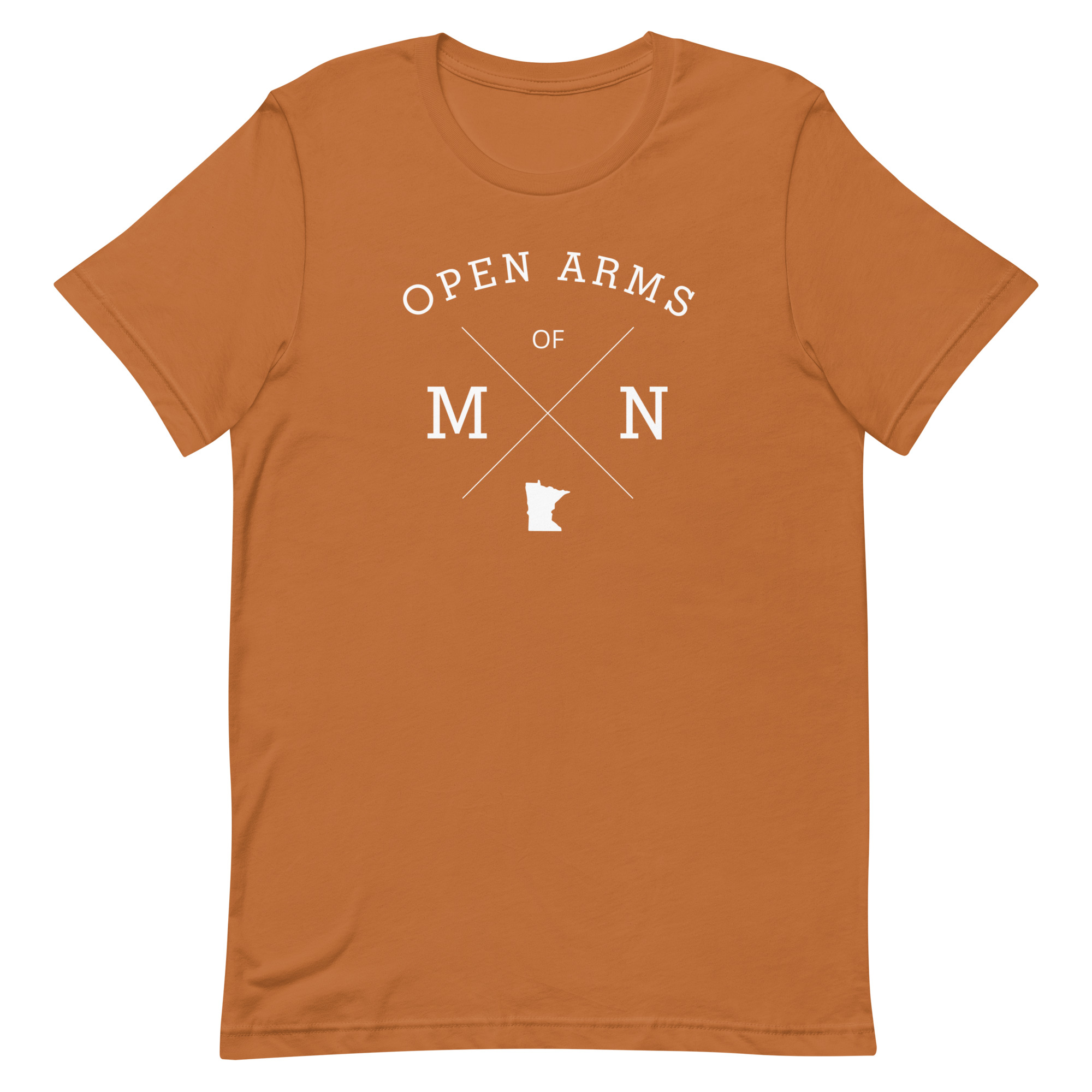 Open Arms of MN State (Dark) Unisex T-Shirt - Image 14