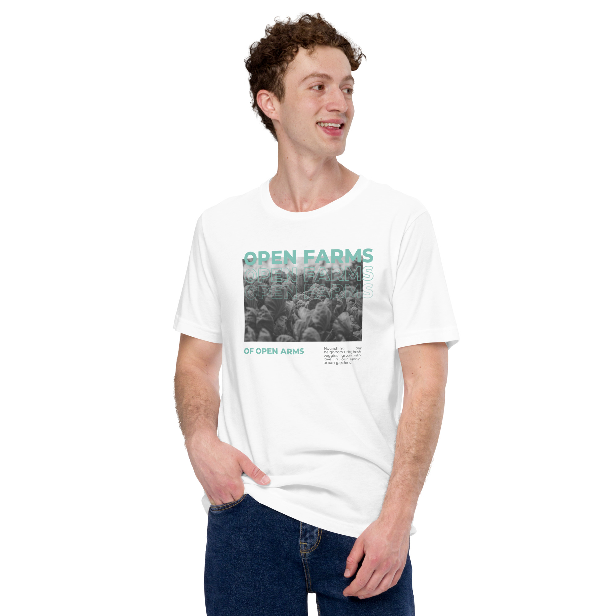 Open Farms Urban Gardens Unisex T-Shirt - Image 2