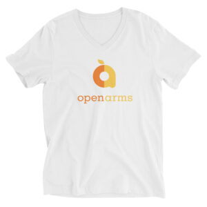 Open Arms Unisex V-Neck T-Shirt