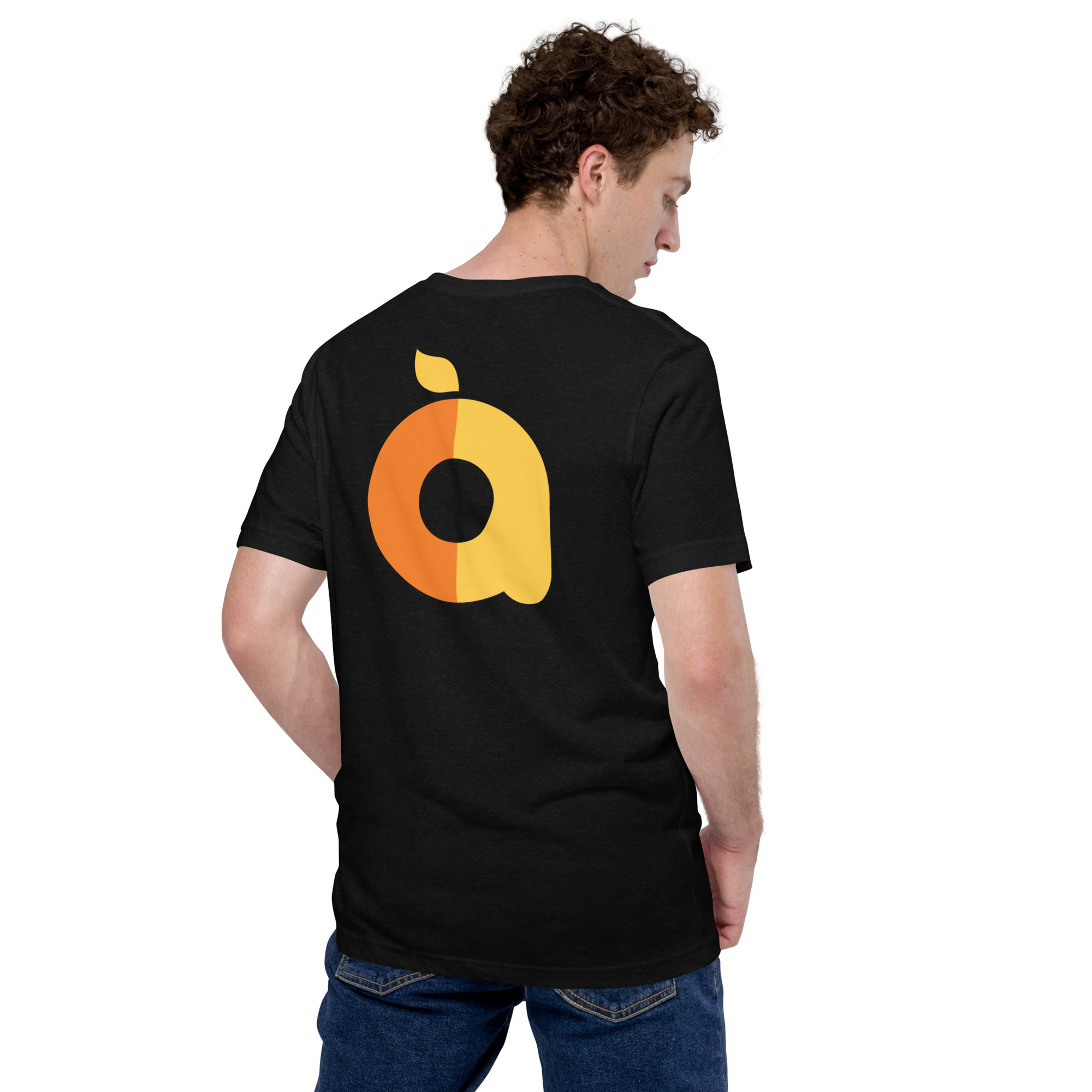 Open Arms Bold Back Unisex T-Shirt Dark - Image 6