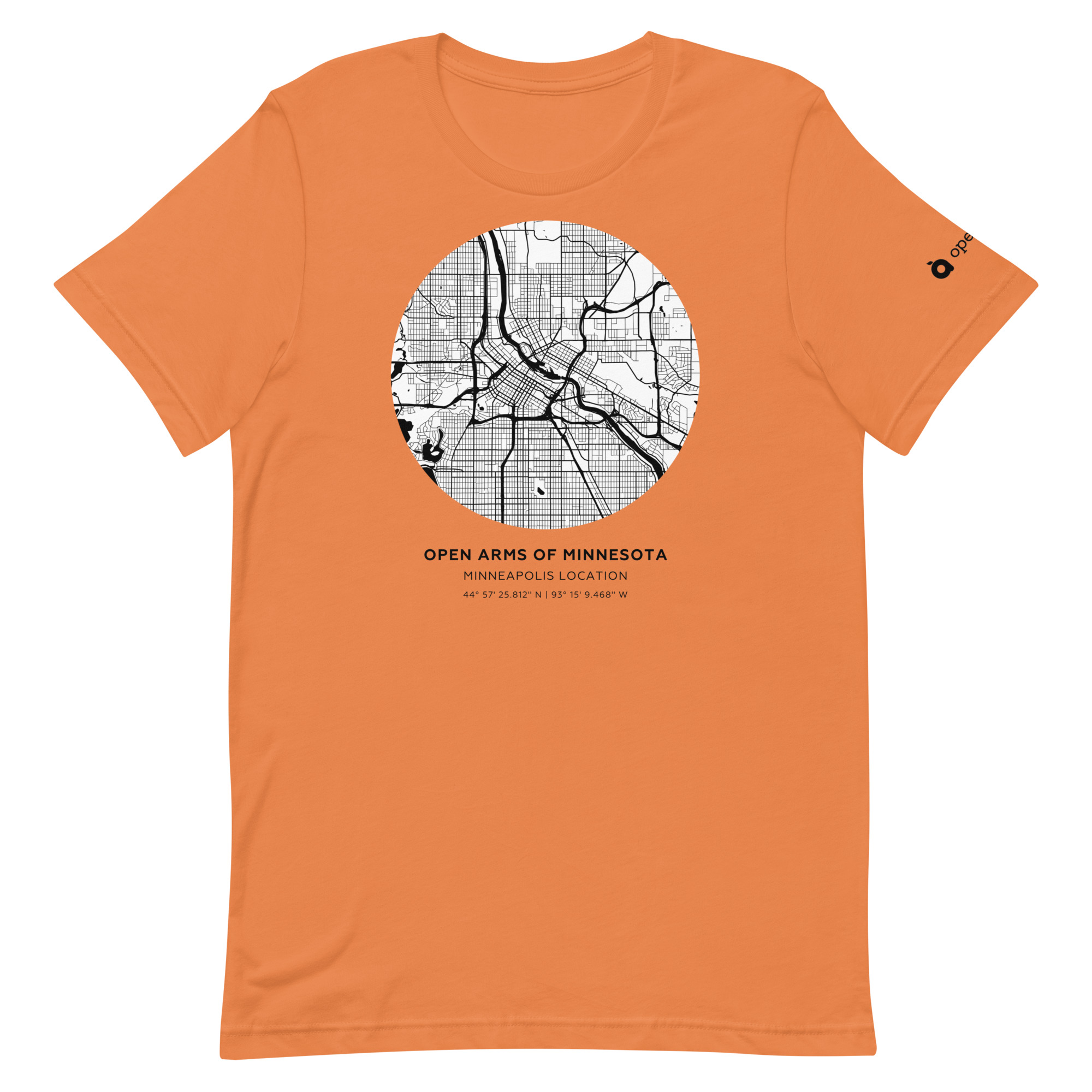 St. Paul Map Unisex T-Shirt Light - Image 4