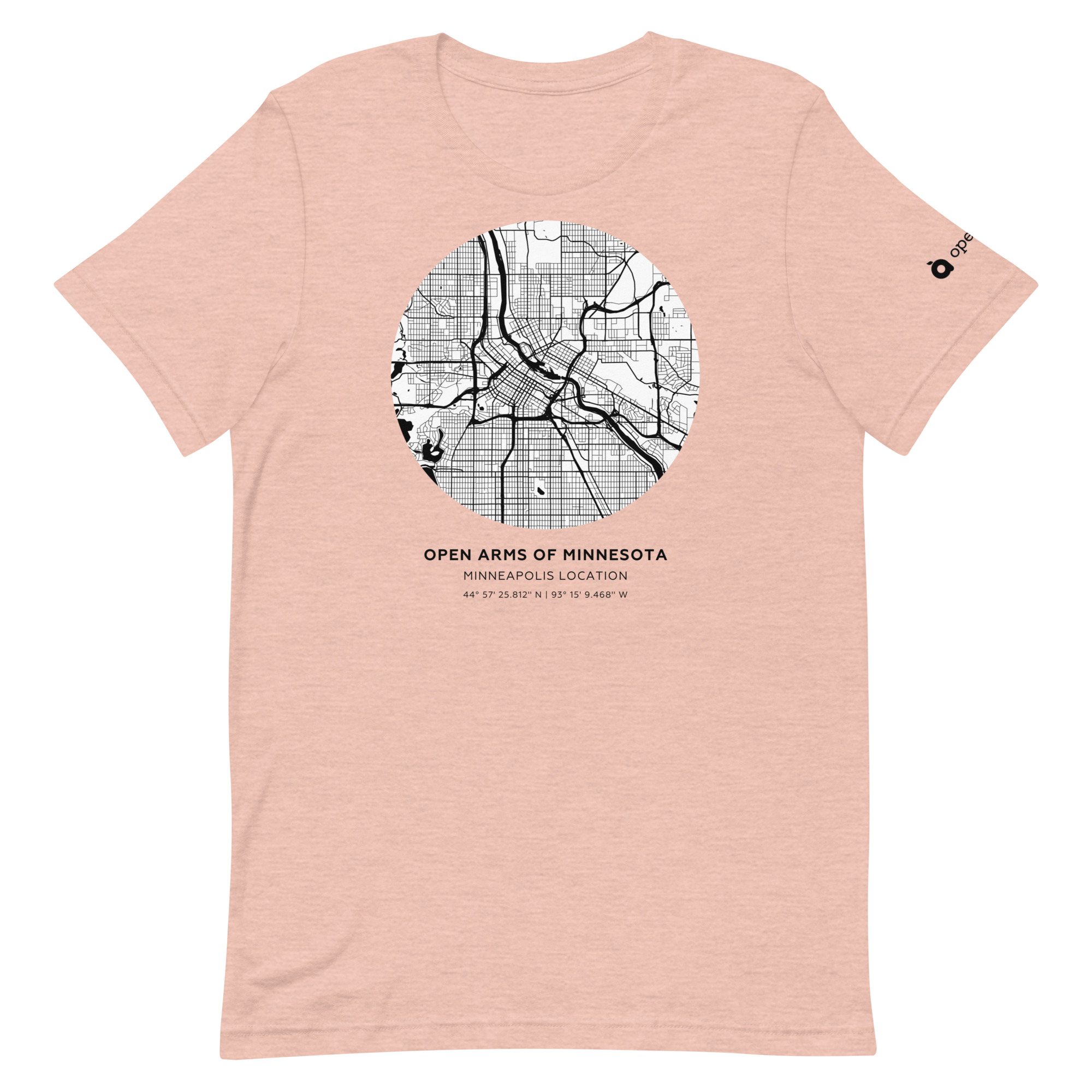 St. Paul Map Unisex T-Shirt Light - Image 8