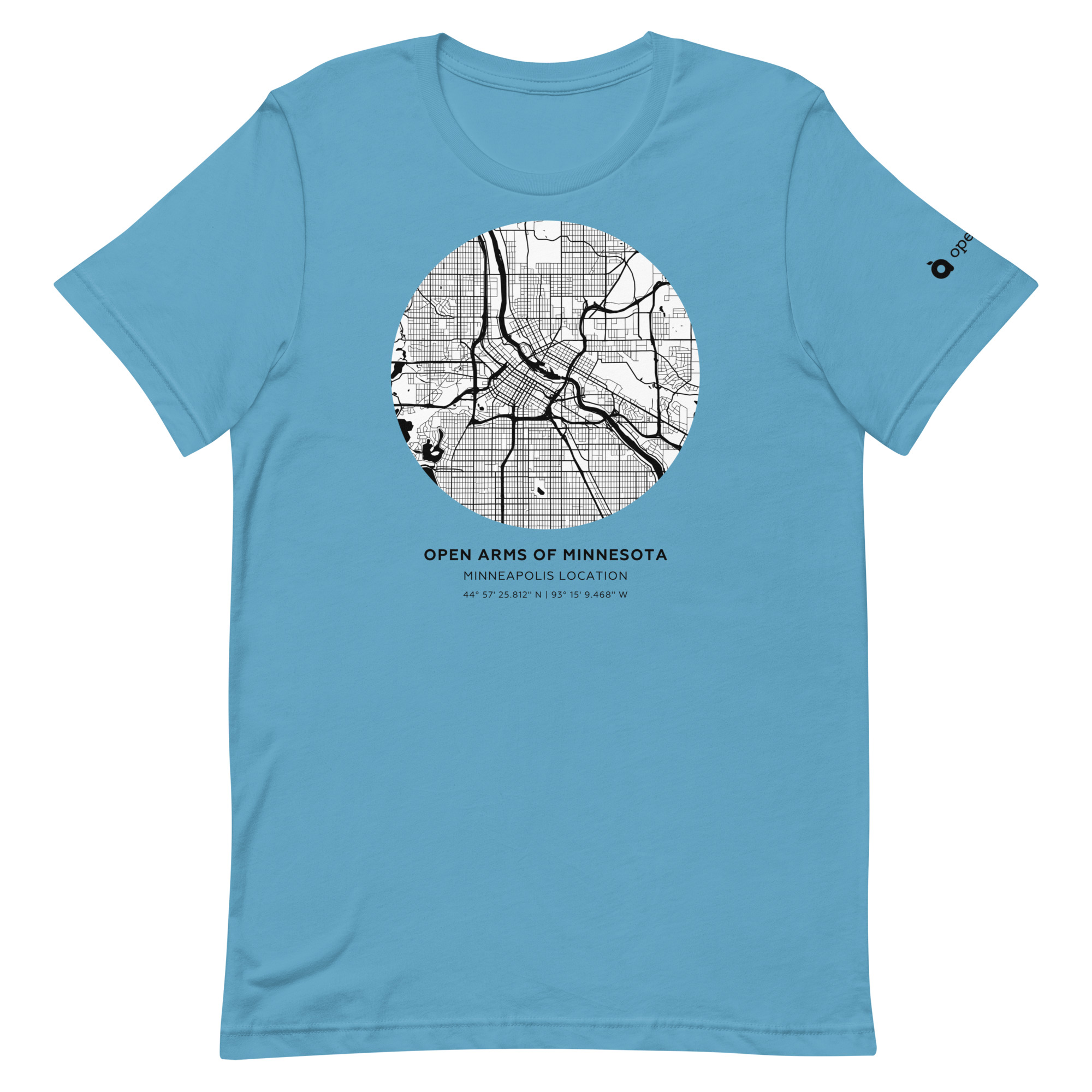 St. Paul Map Unisex T-Shirt Light - Image 5