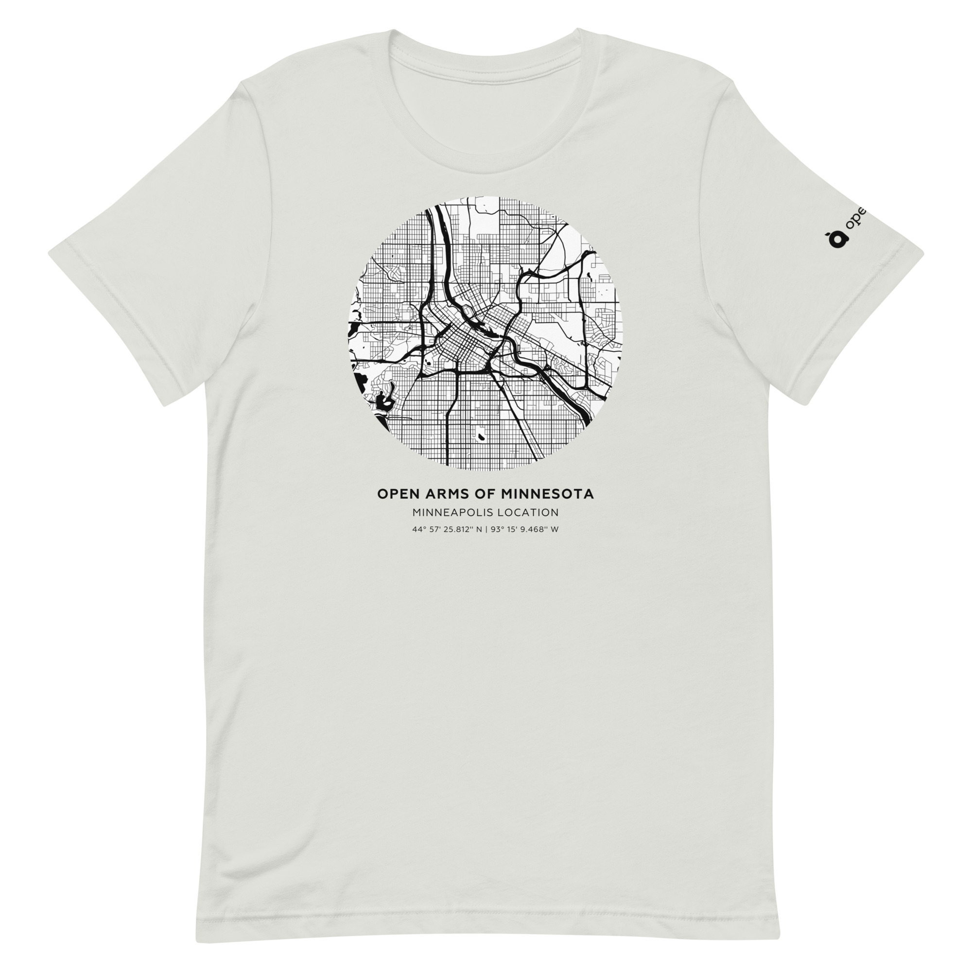 St. Paul Map Unisex T-Shirt Light - Image 11