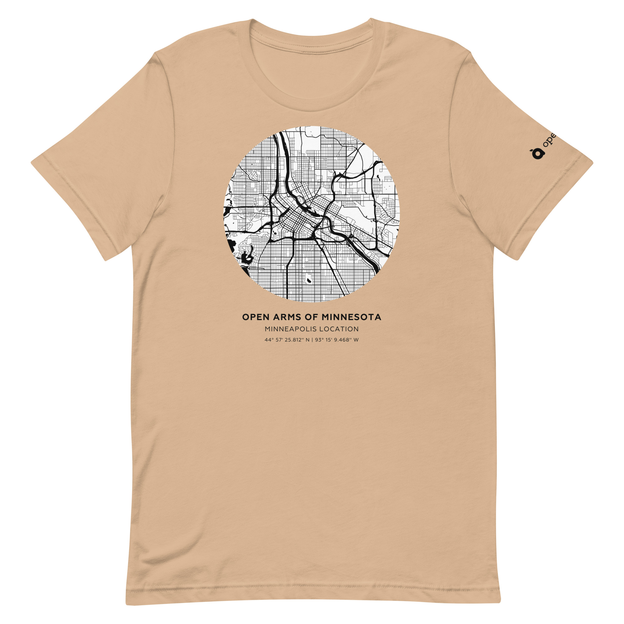 St. Paul Map Unisex T-Shirt Light - Image 6