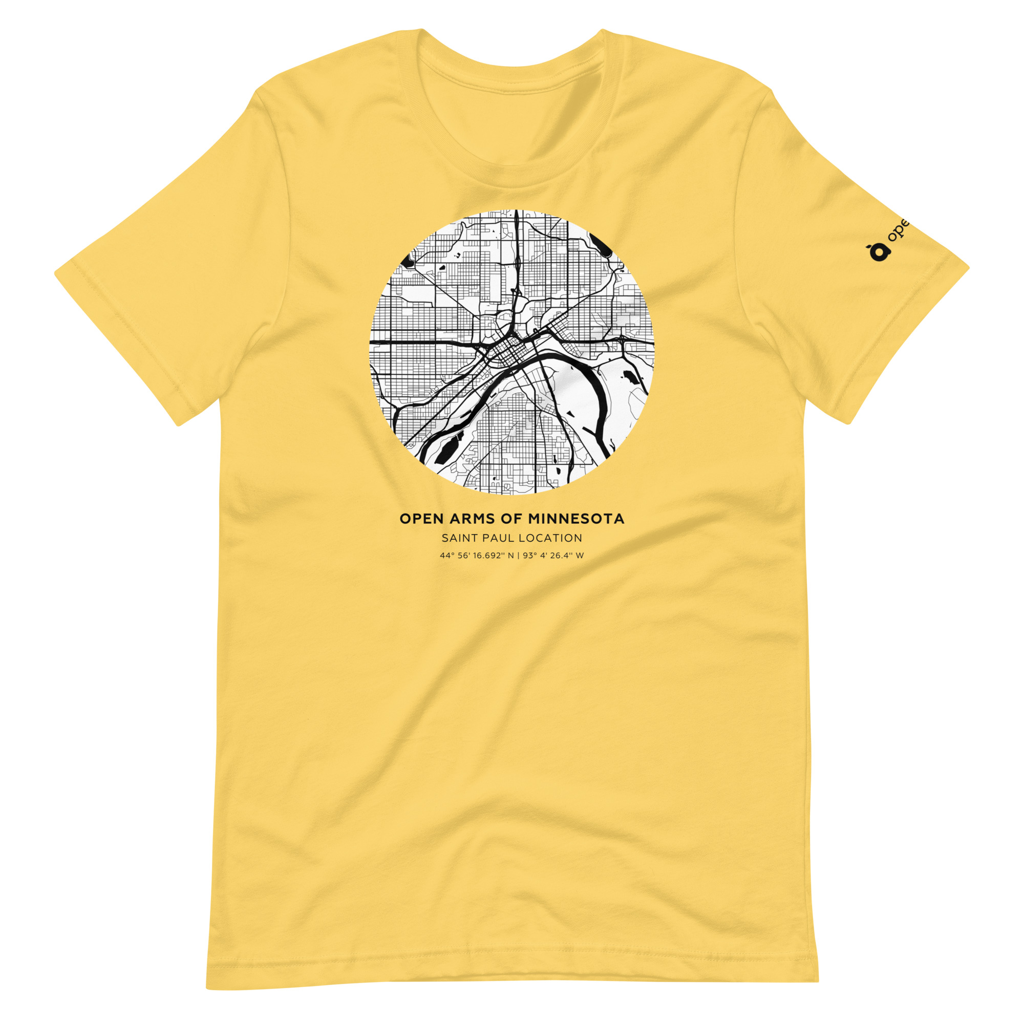 St. Paul Map Unisex T-Shirt Light - Image 12