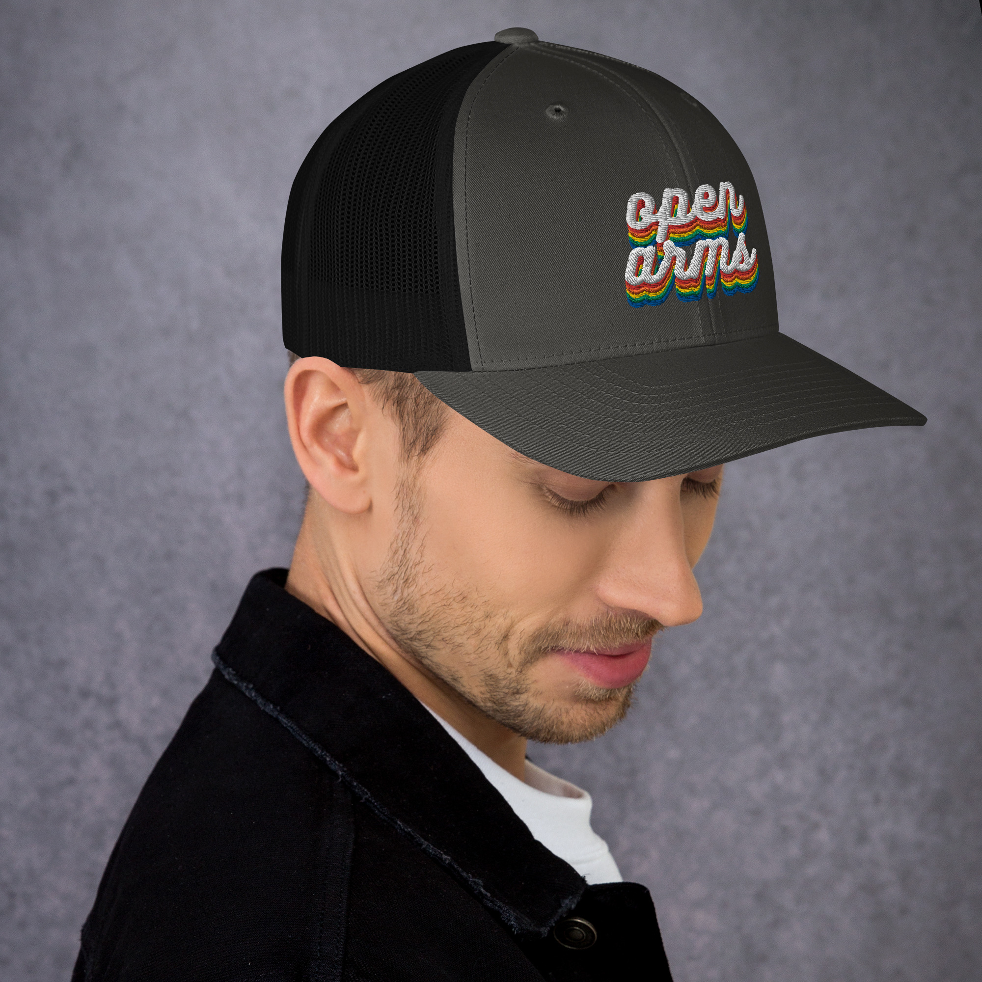 Pride Retro Trucker Cap - Image 3