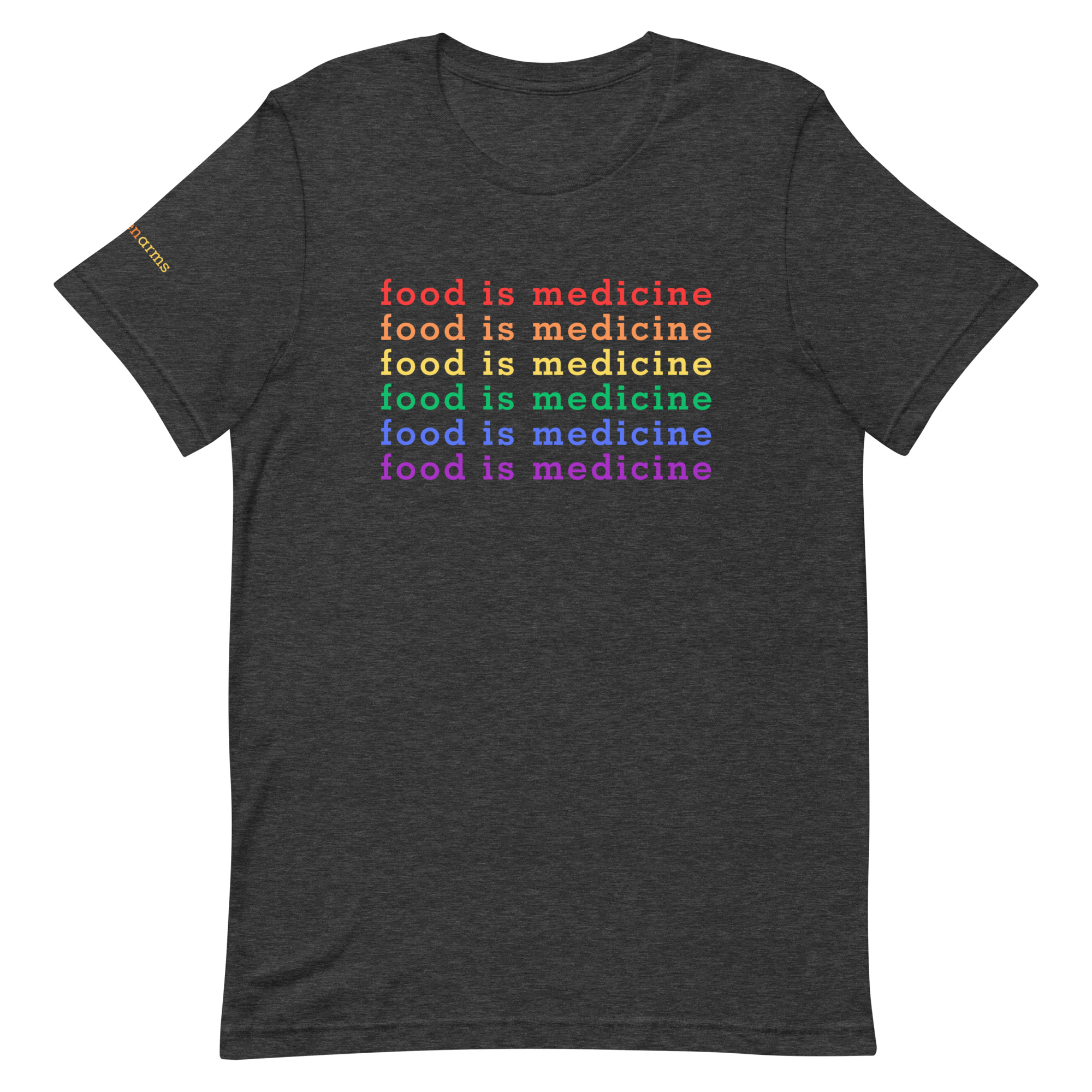 Food is Medicine Pride Unisex T-Shirt - Image 5