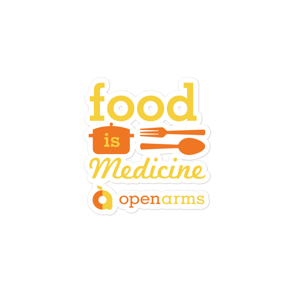 Food Is Medicine Logo Sticker