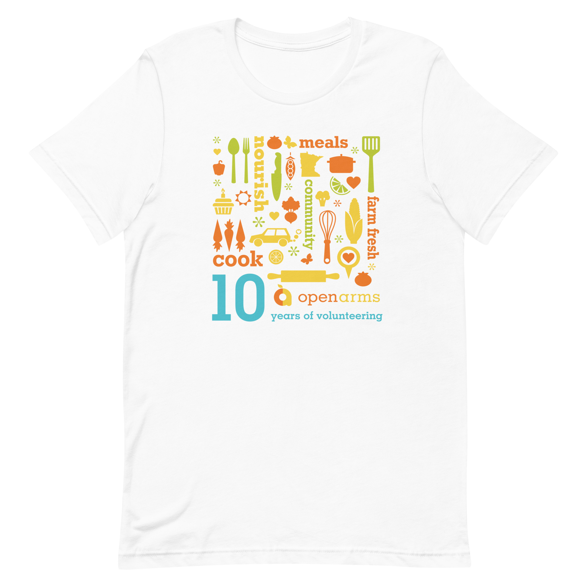 10 Years of Volunteering Unisex T-Shirt - Image 5