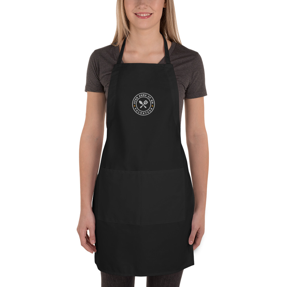 Open Arms Volunteer Emblem Embroidered Apron - Image 2