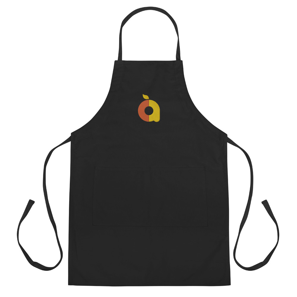 Open Arms Apple Logo Embroidered Apron