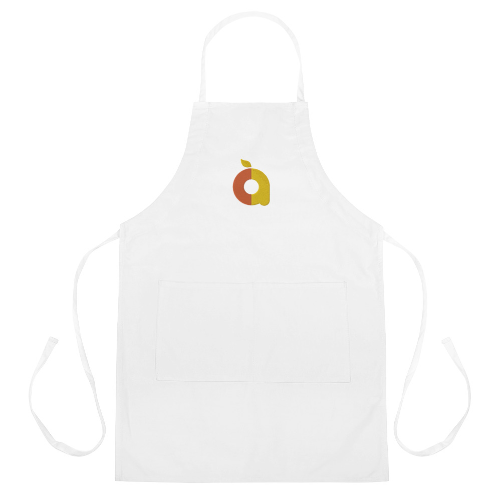 Open Arms Apple Logo Embroidered Apron - Image 6