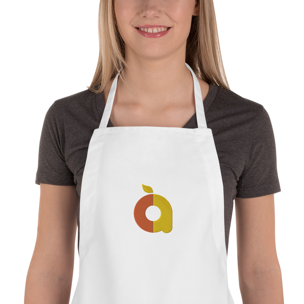 Open Arms Apple Logo Embroidered Apron - Image 5
