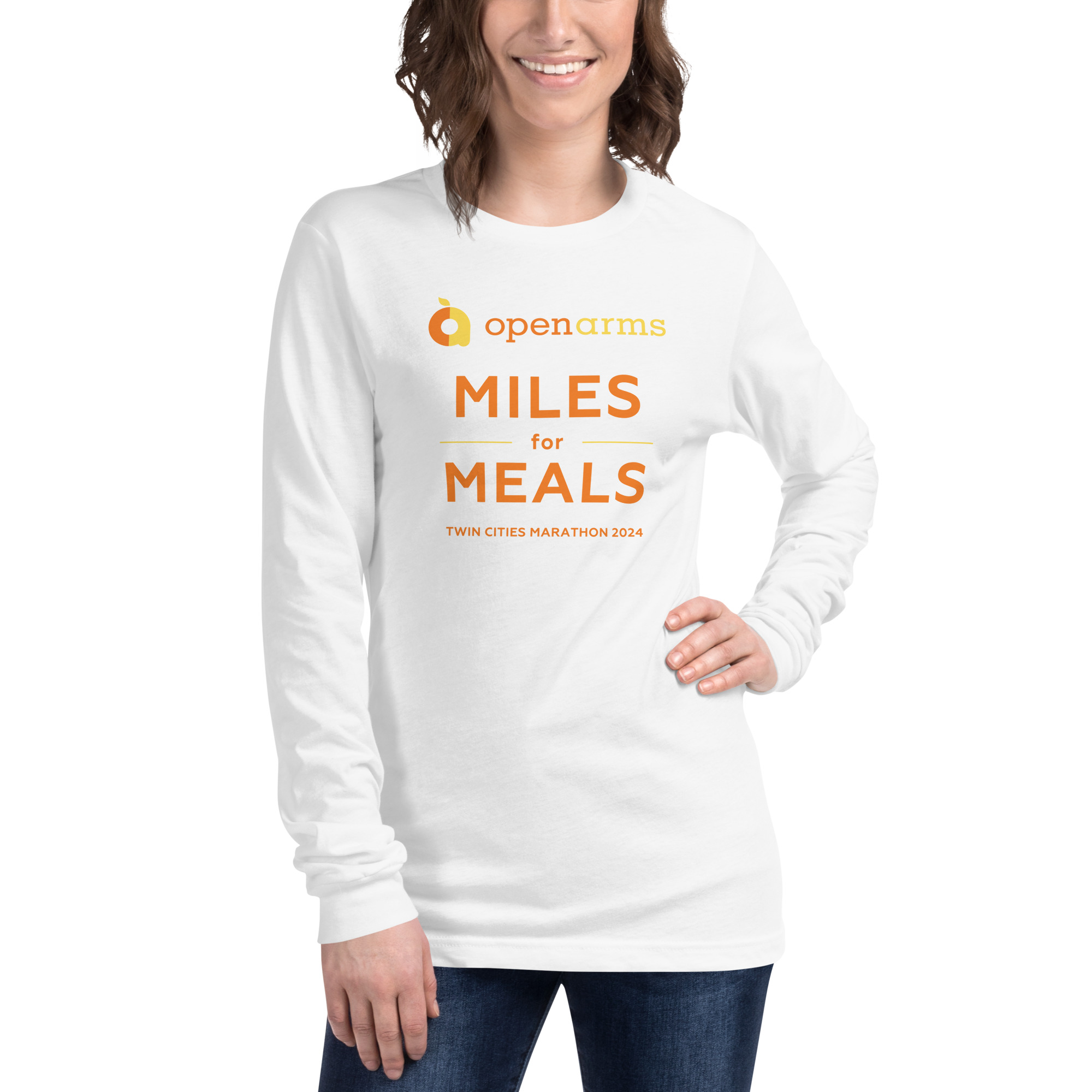 Miles for Meals Unisex Long Sleeve Tee - Image 3