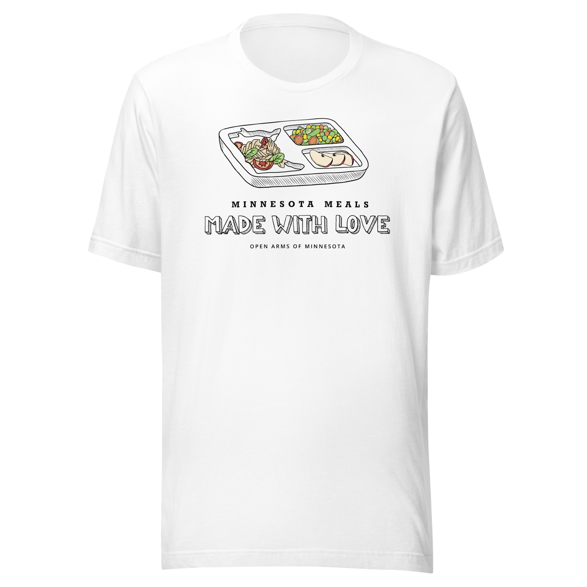 Minnesota Meal Tray Unisex T-Shirt - Image 9