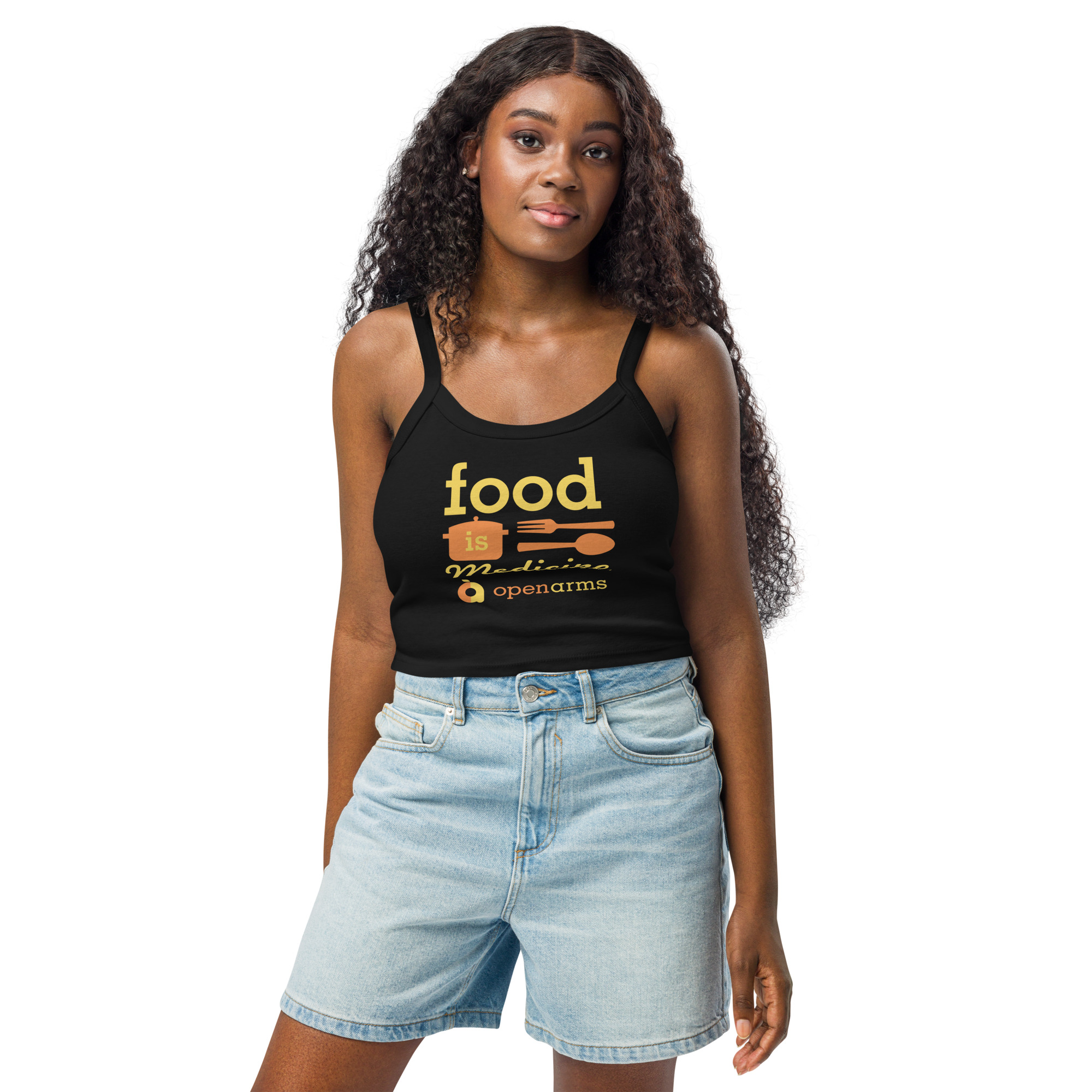 Women’s Food Is Medicine Micro-rib Tank Top - Image 4