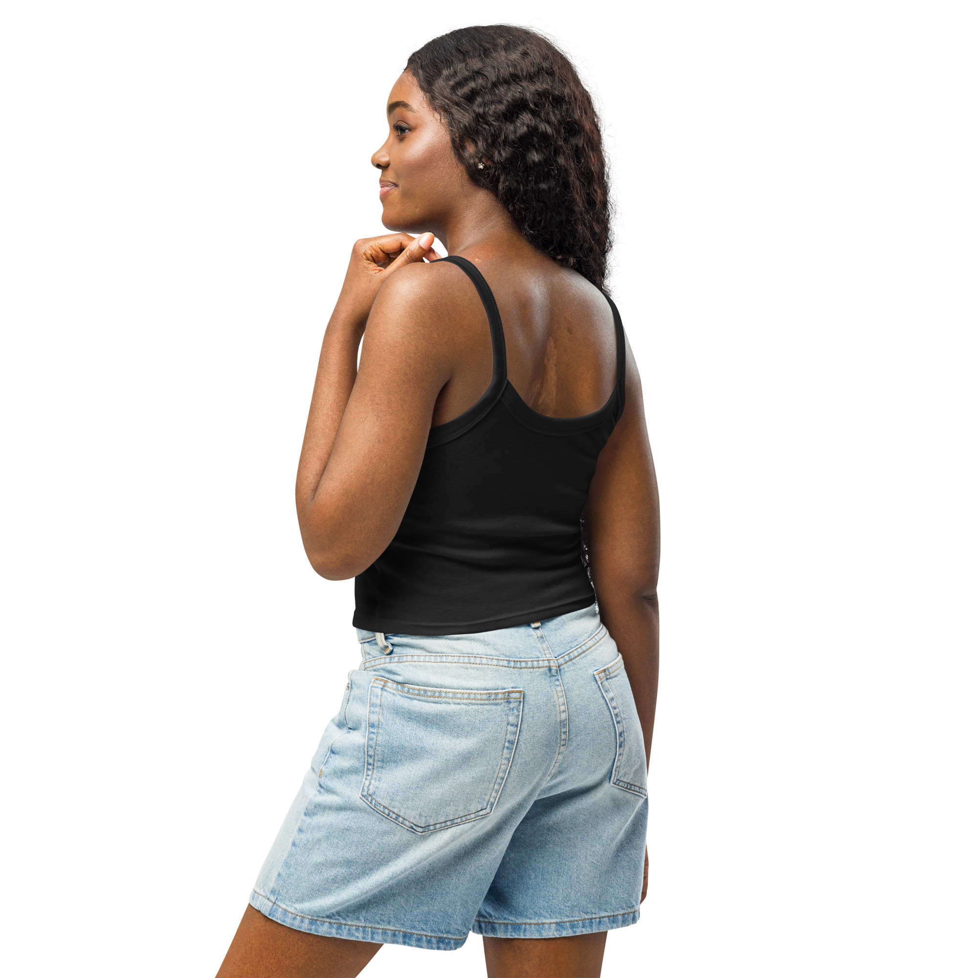 Women’s Open Arms Logo Micro-rib Tank Top - Image 3