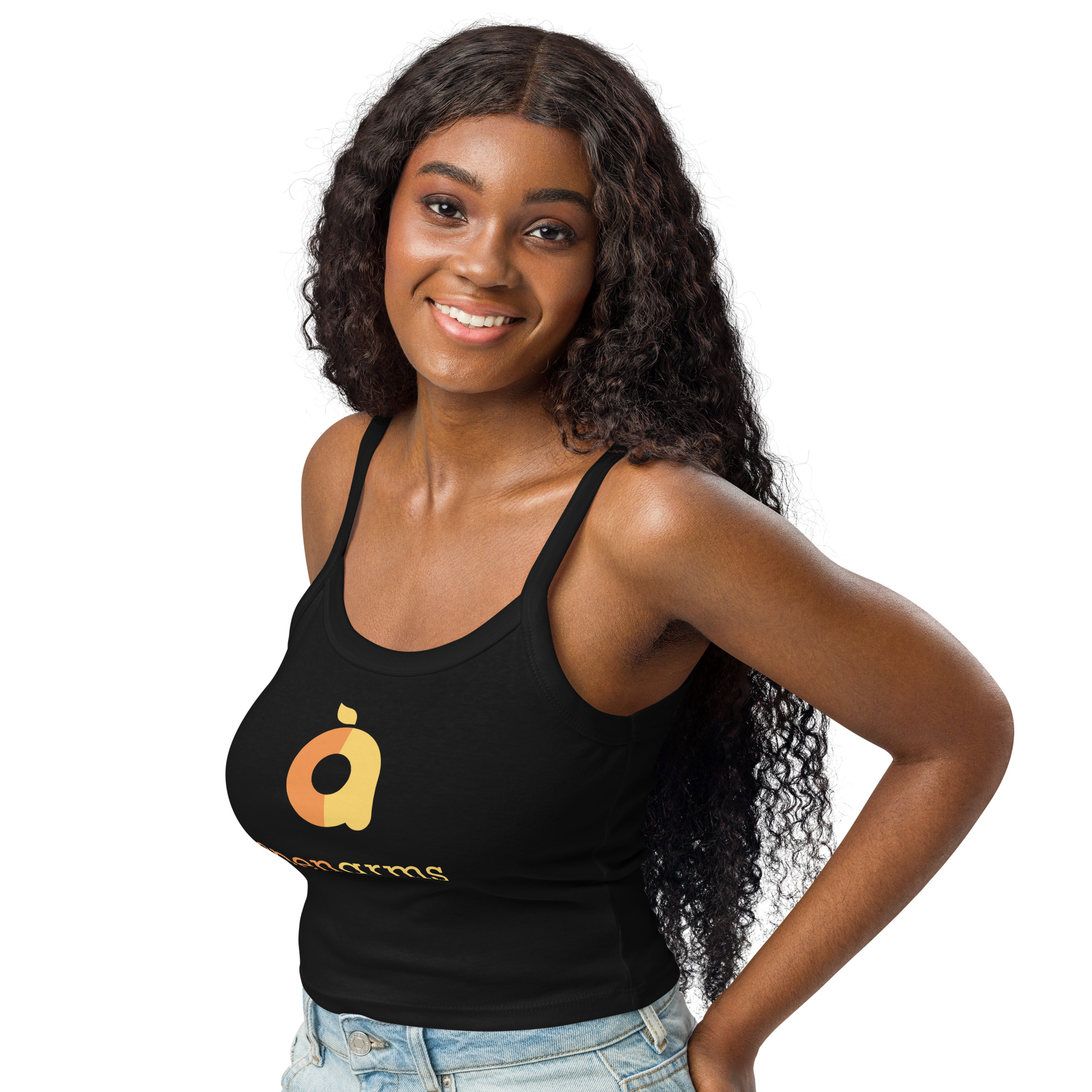 Women’s Open Arms Logo Micro-rib Tank Top - Image 2