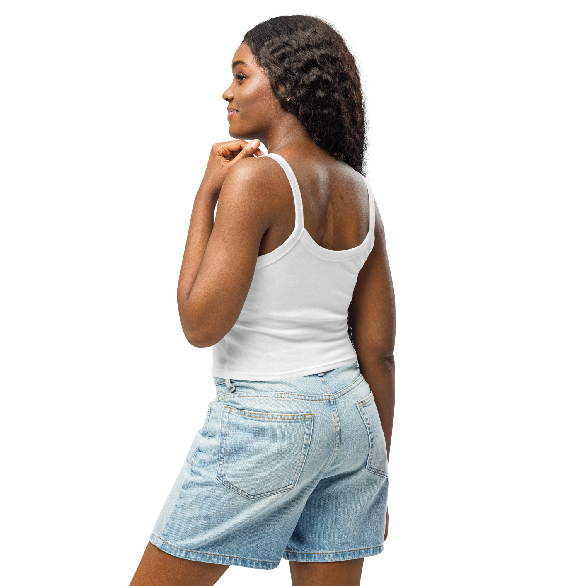 Women’s Open Arms Logo Micro-rib Tank Top - Image 7