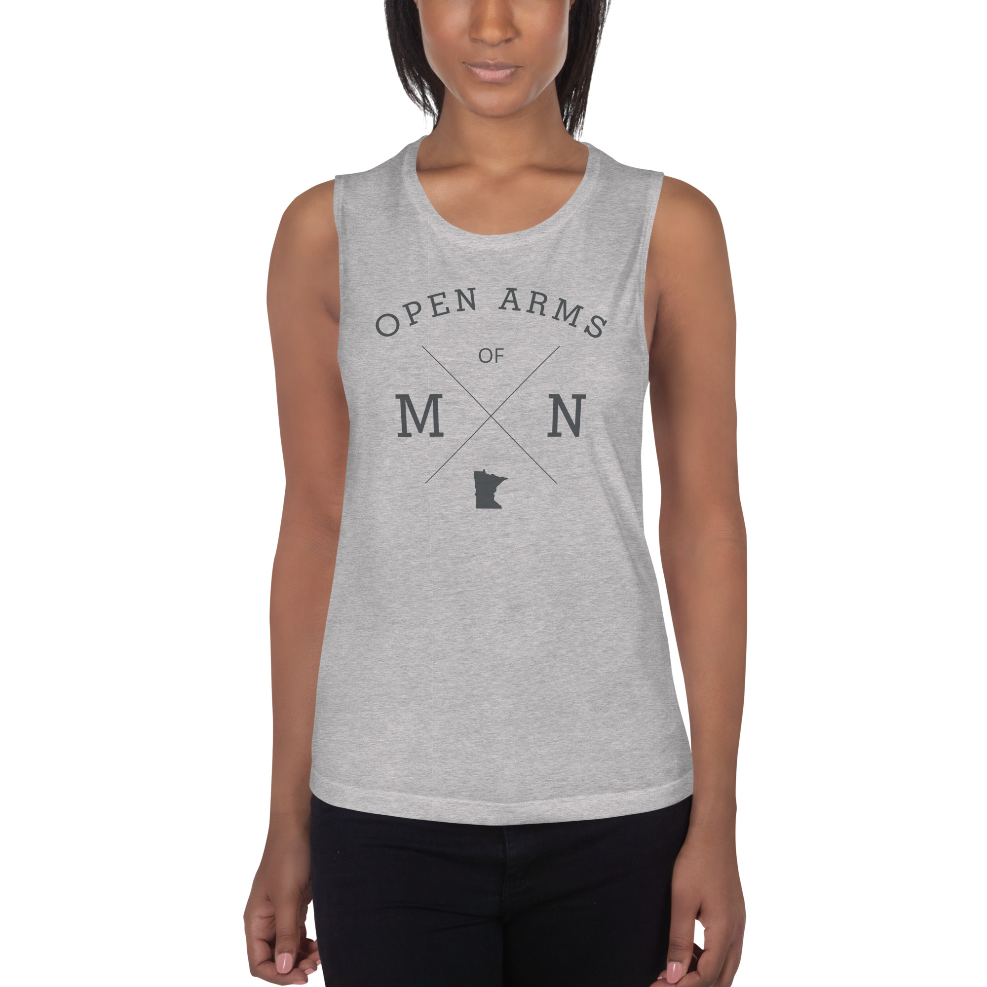 Women's Open Arms XMN Muscle Tank - Image 7