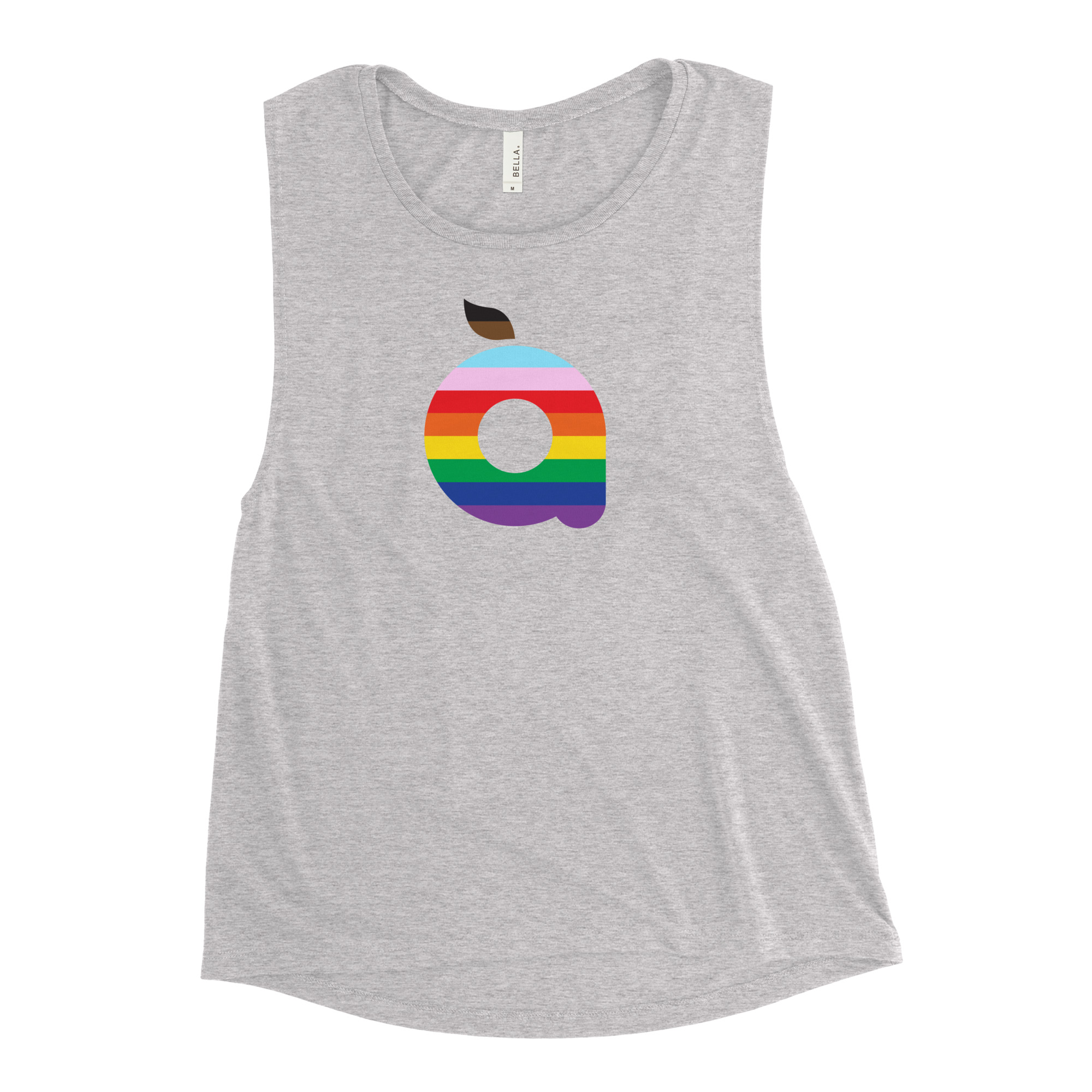 Women's Open Arms Rainbow Logo Muscle Tank - Image 5