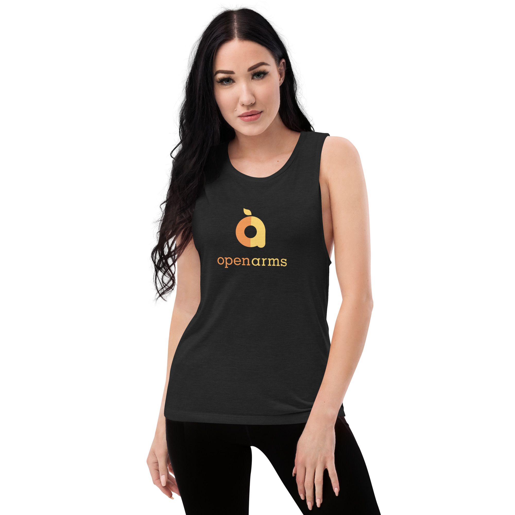 Women's Open Arms Logo Muscle Tank - Image 6