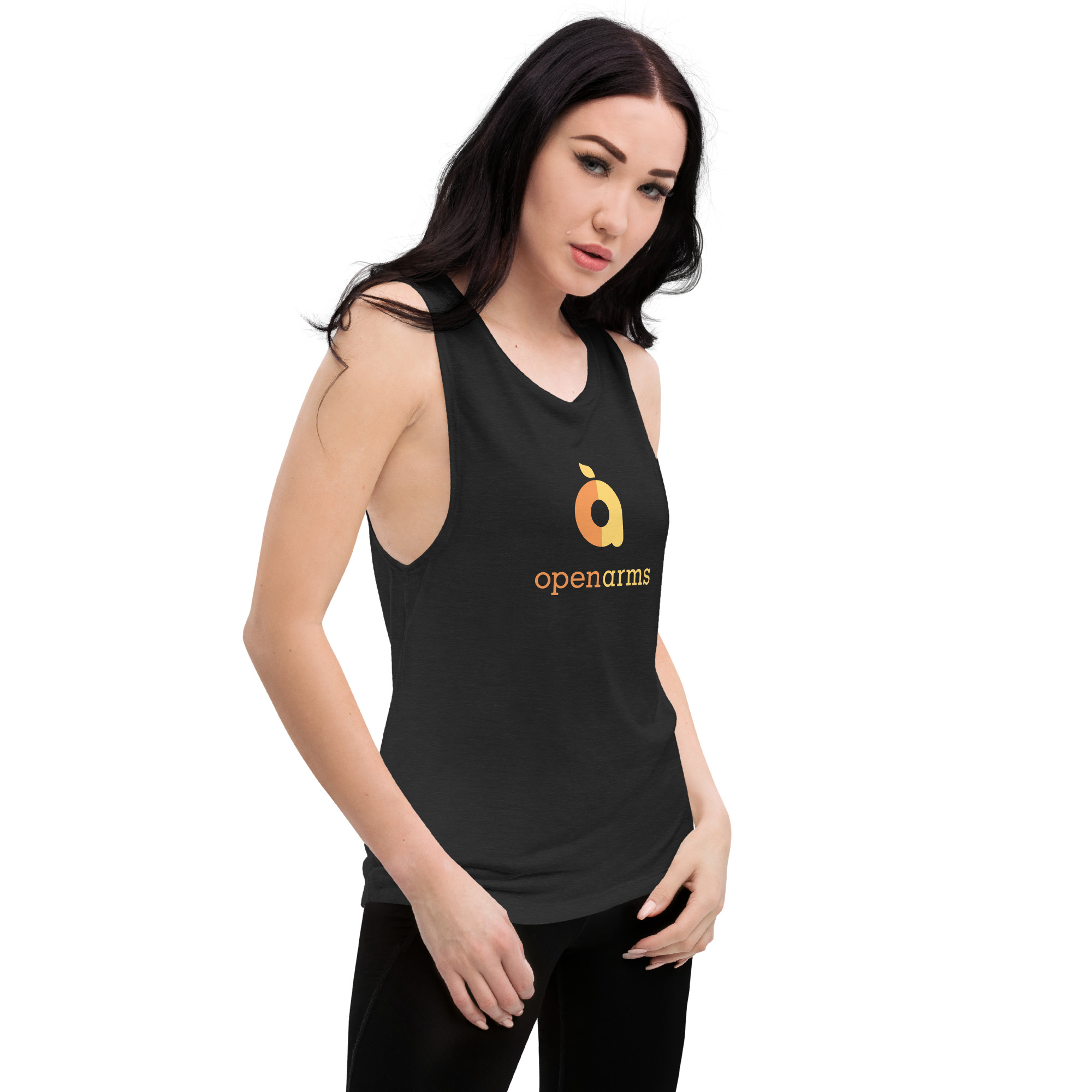 Women's Open Arms Logo Muscle Tank - Image 4