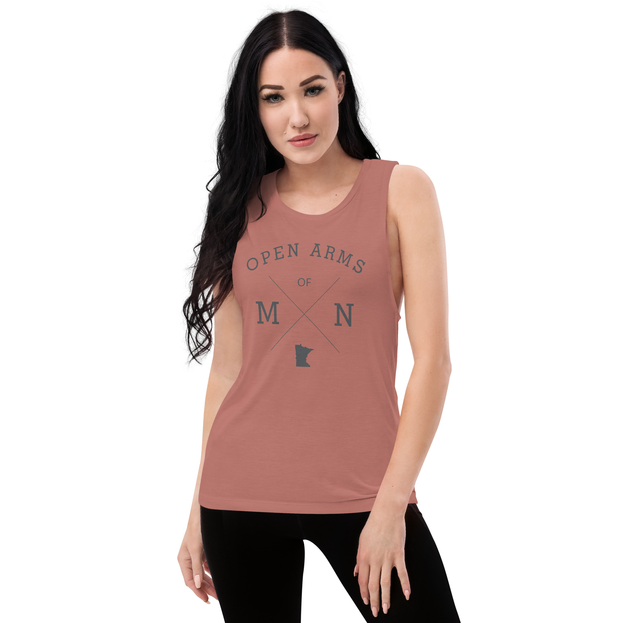 Women's Open Arms XMN Muscle Tank - Image 4