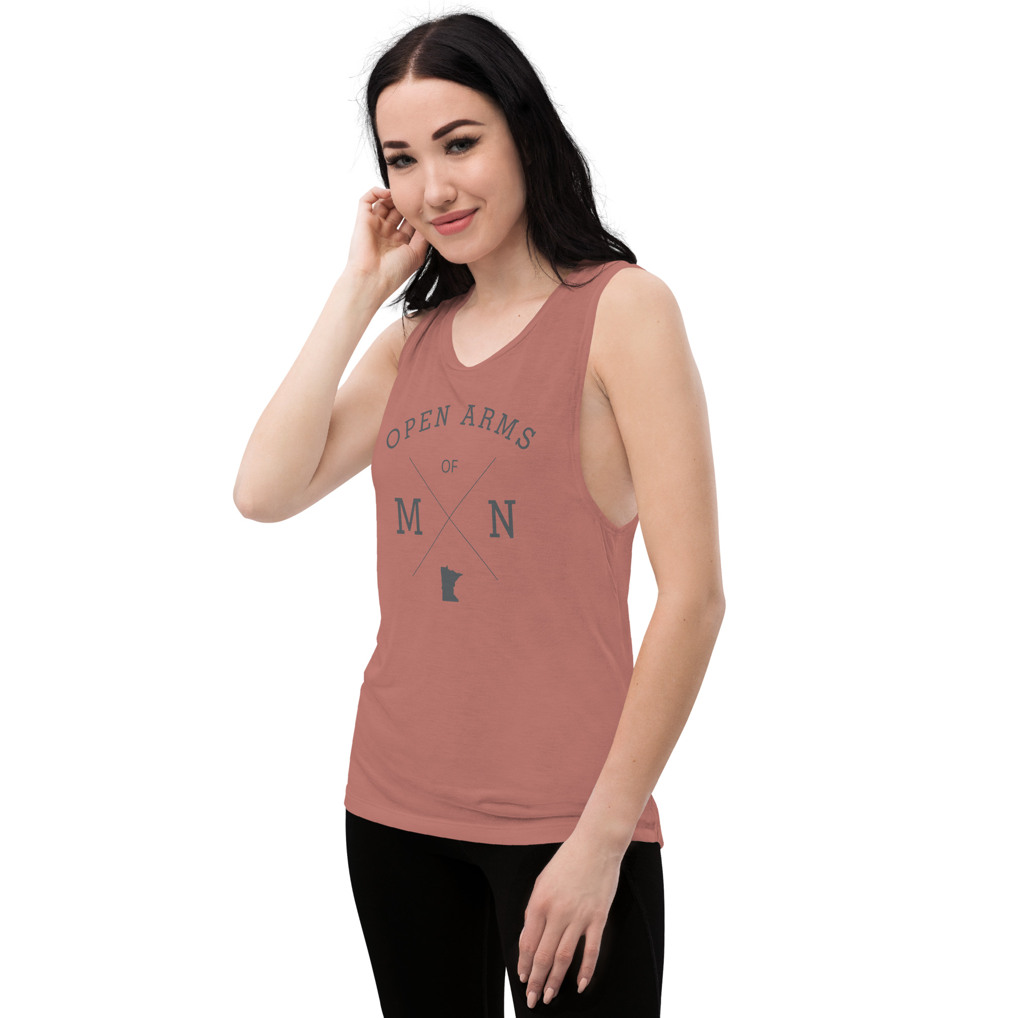 Women's Open Arms XMN Muscle Tank - Image 3