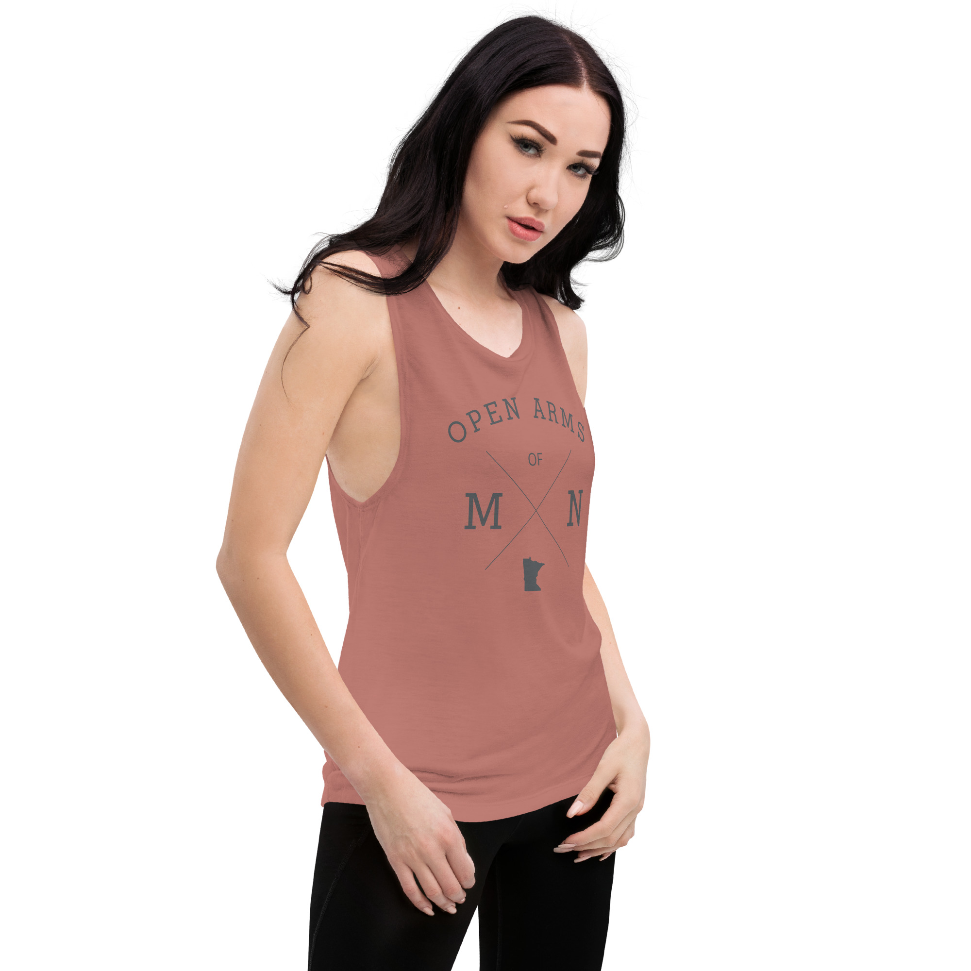 Women's Open Arms XMN Muscle Tank - Image 2