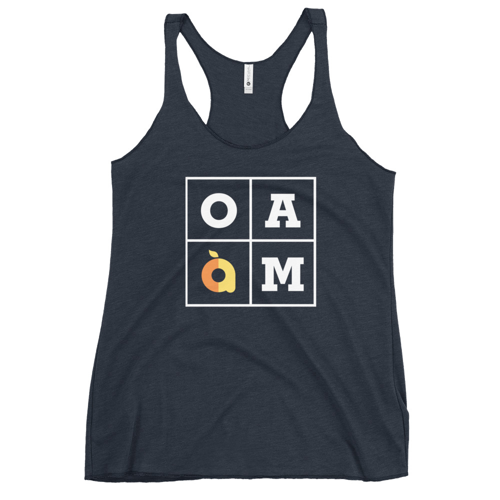 Women's OAM Box Racerback Tank - Image 7